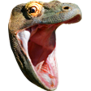 The Komodo Dragon PogChamp Emote